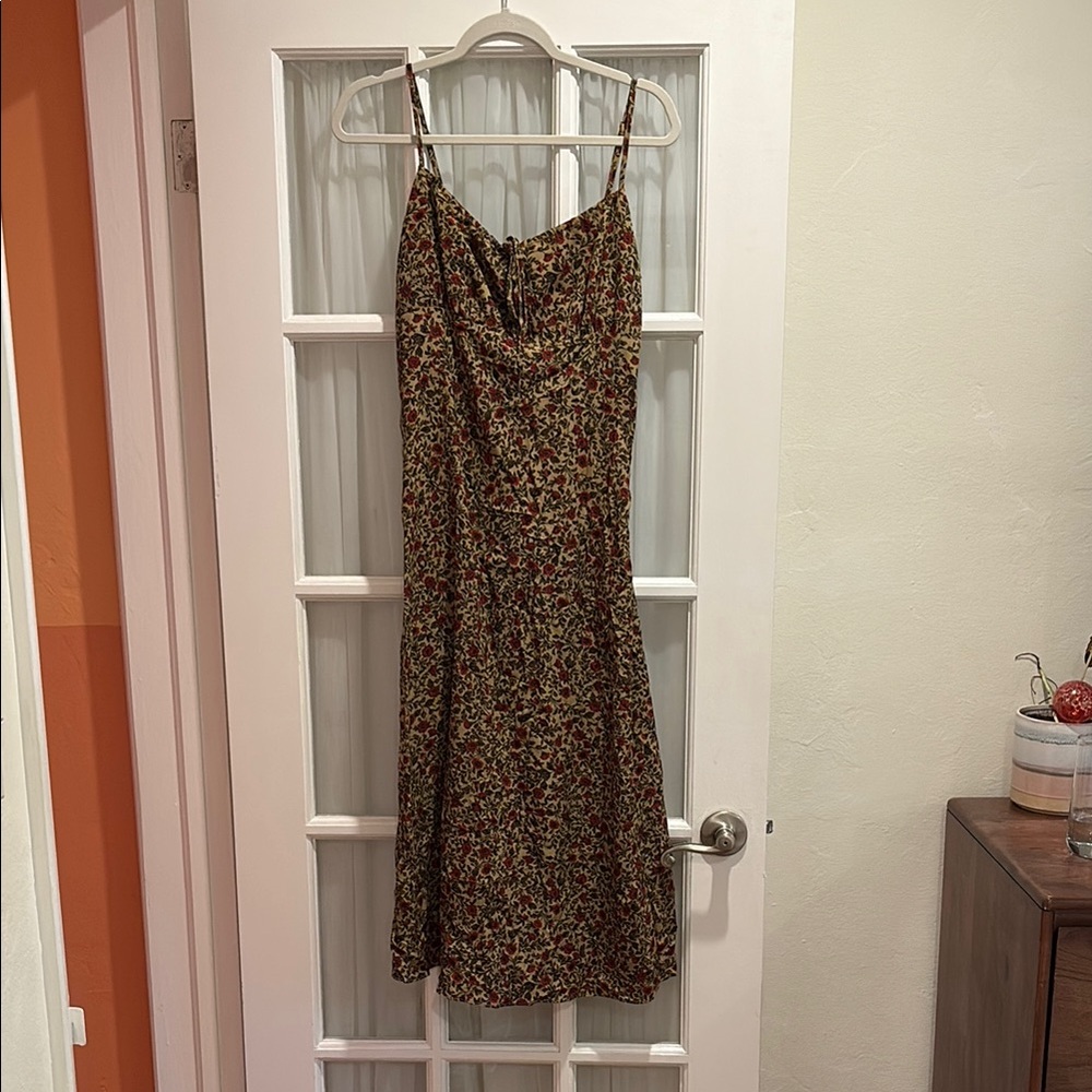 Amazon Floral Midi Dress with Spaghetti Straps